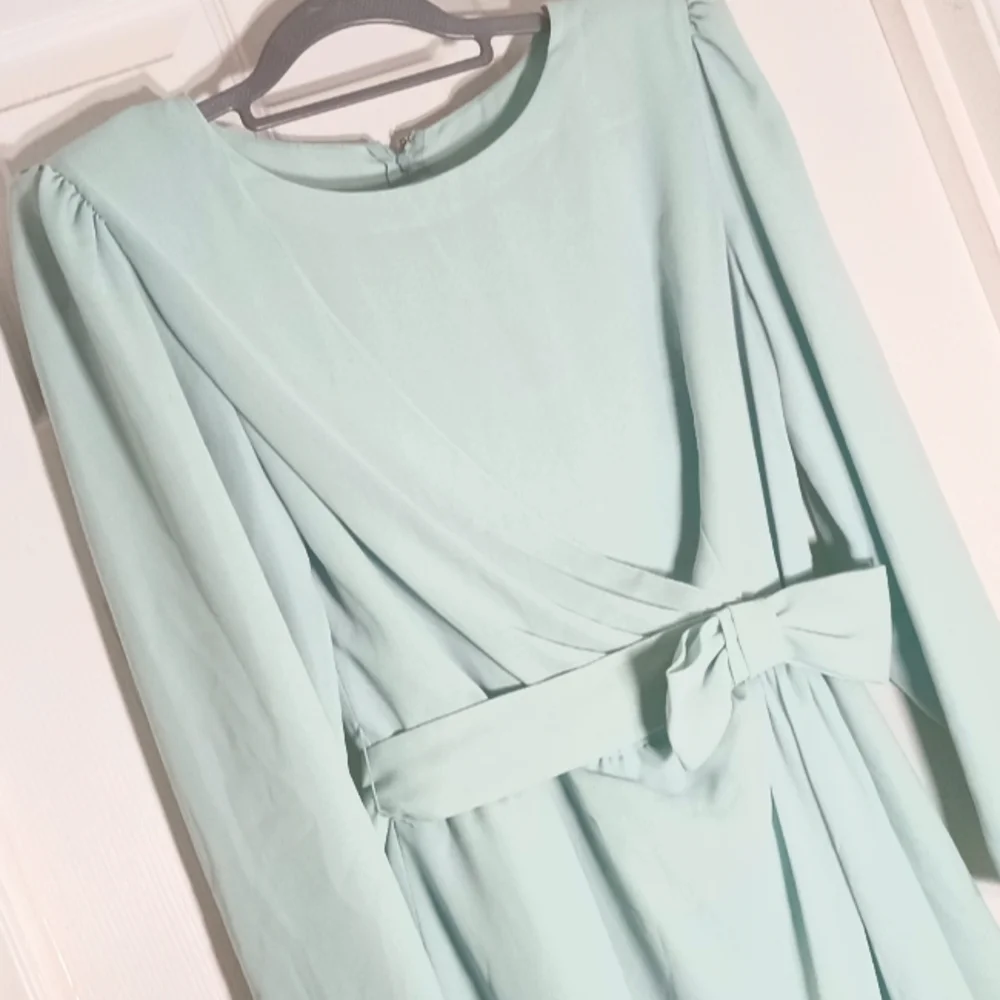 Vtg. Miss Elliette Maxi Dress 14 - Picture 2 of 9